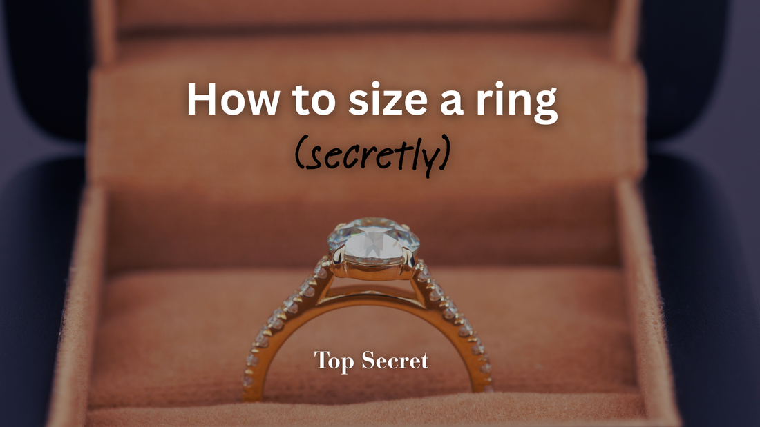 How to size a ring secretly